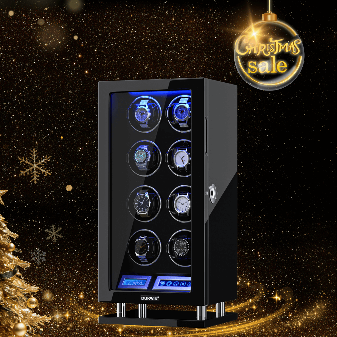 3 remontoirs de montres avec télécommande LCD à empreinte digitale, moteurs Mabuchi silencieux