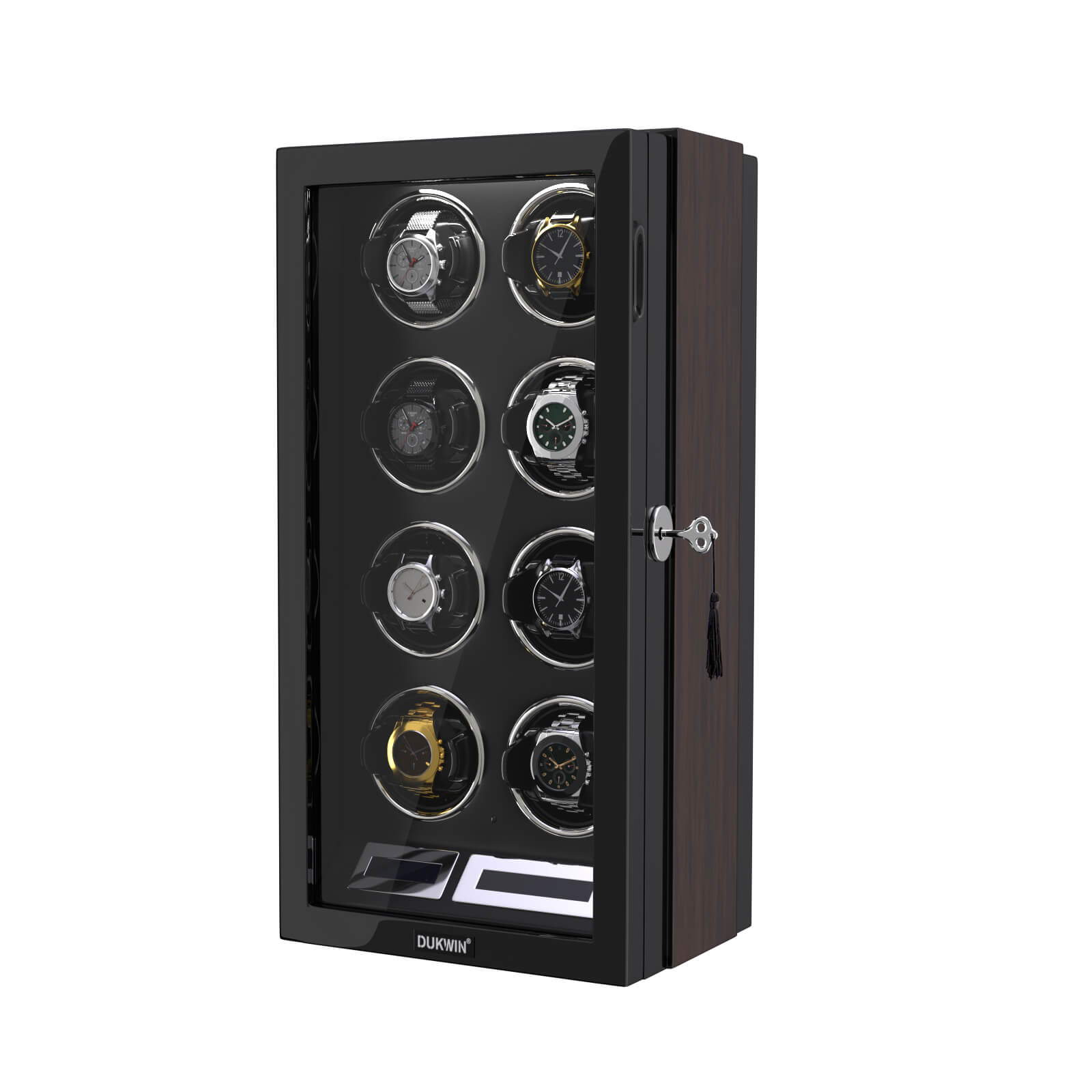 Remontoir de 6 montres avec télécommande à écran tactile LCD, moteurs Mabuchi silencieux