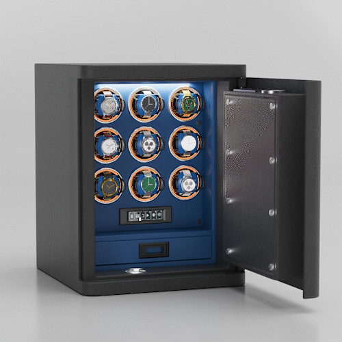 Remontoir de montre numérique avec rétroéclairage intérieur et éclairage RVB