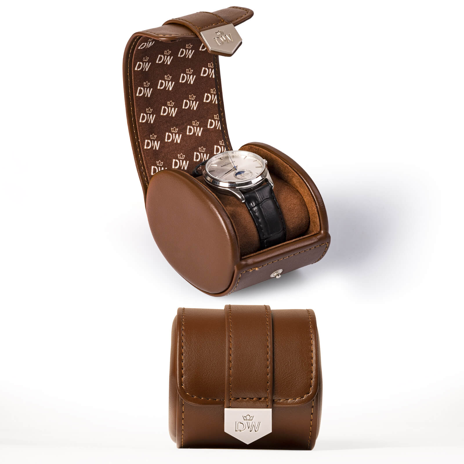 Remontoir 6 + 6 montres avec rangements supplémentaires Aurora Blue Light