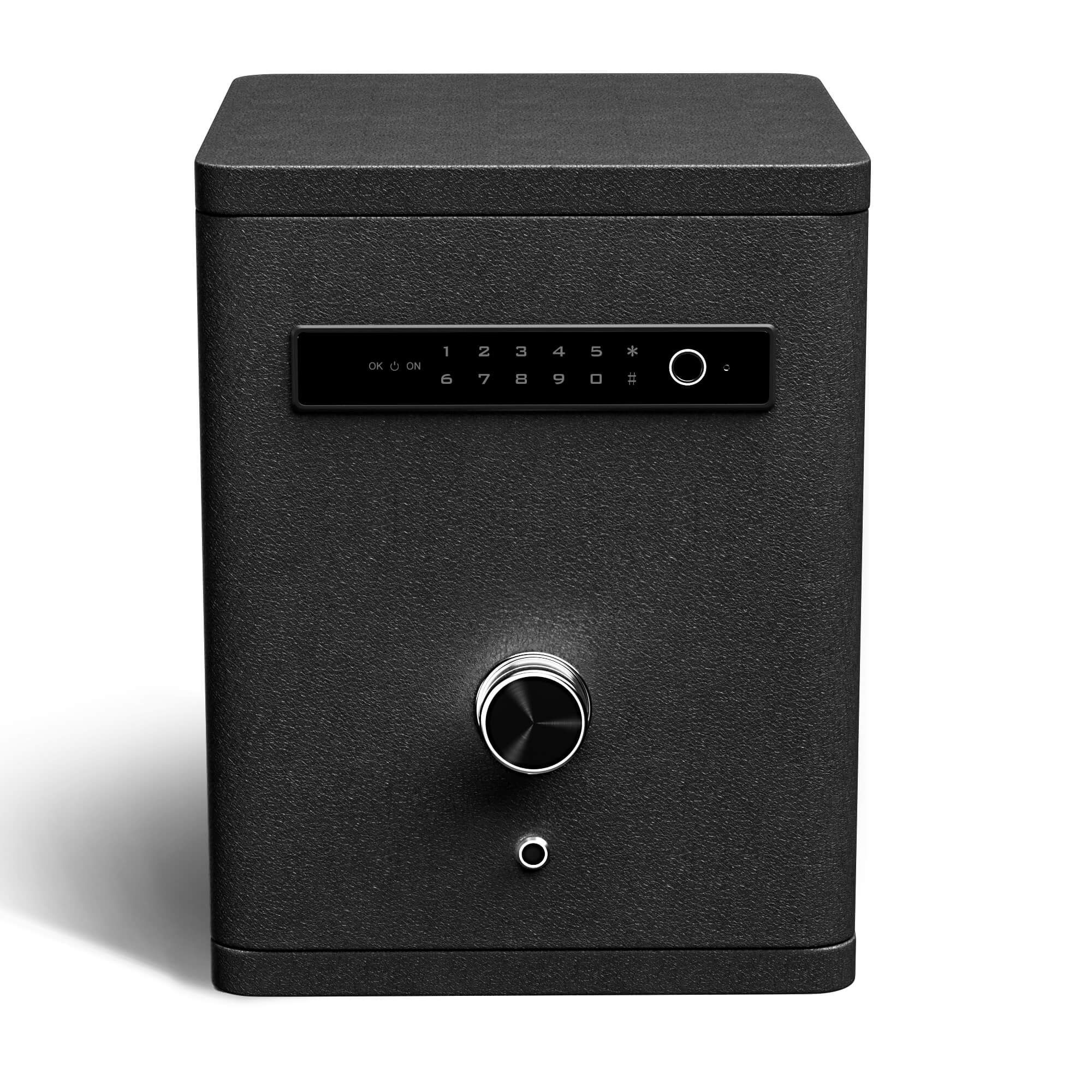 Heavy Full-Steel 9 Watch Safe – Fingerprint Access, Digital Keypad Lock & RGB Illumination - Blue