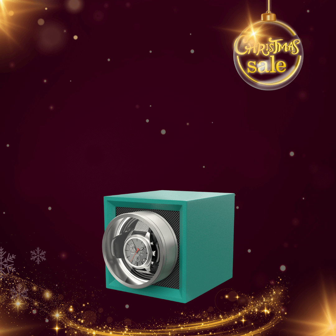 Single Watch Winder for Automatic Watches - Tiffany Blue